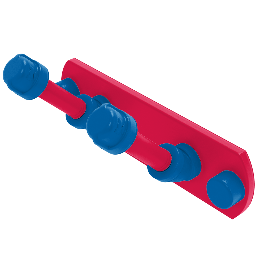 Hardwood Collection 2 Position Multi Hook Philadelphia Edition