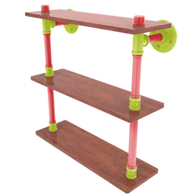 Hardwood Collection Ironwood Triple Shelf Atlanta Edition