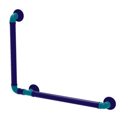 Hardwood Collection 90 Degree Grab Bar Left Hand Charlotte Edition