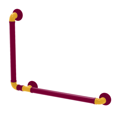 Hardwood Collection 90 Degree Grab Bar Left Hand Cleveland Edition