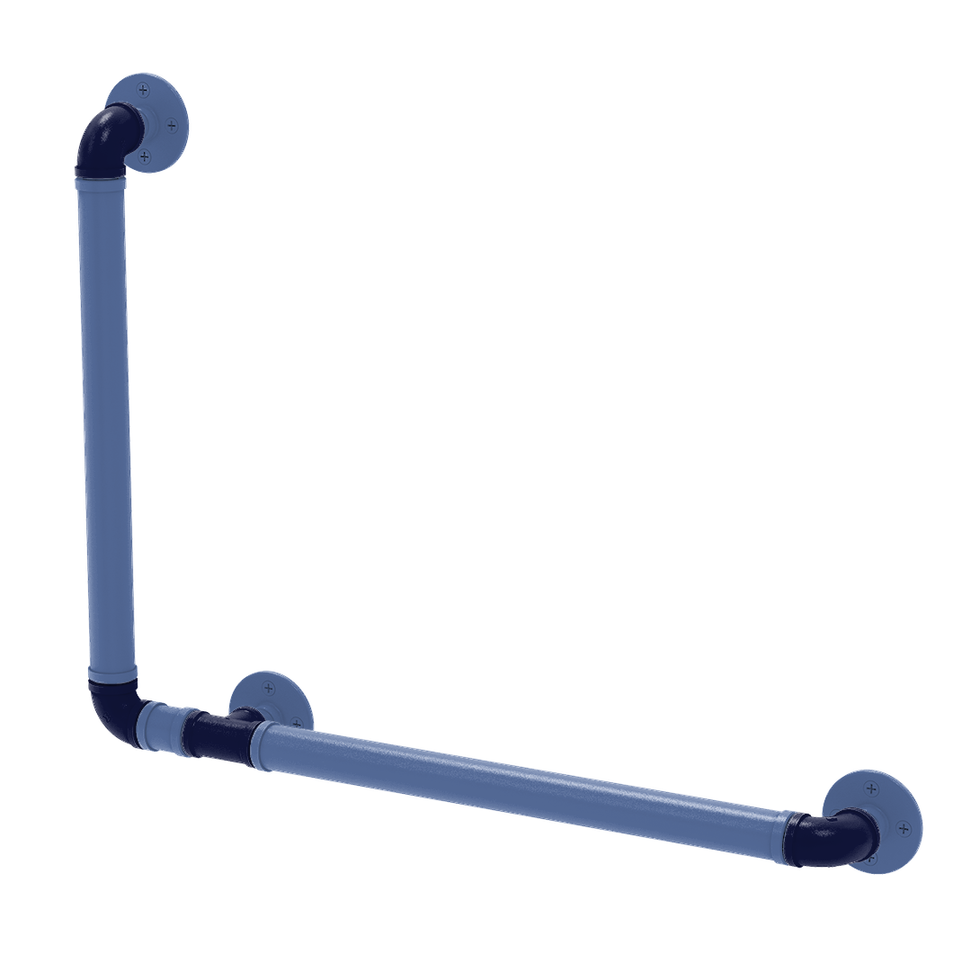 Hardwood Collection 90 Degree Grab Bar Left Hand Memphis Edition