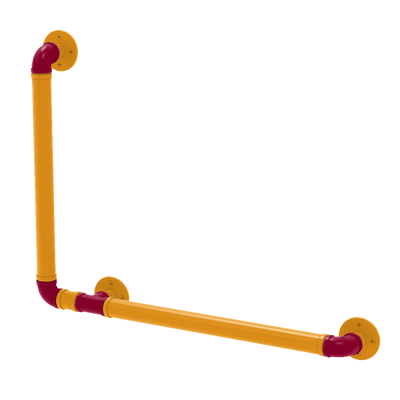 Hardwood Collection 90 Degree Grab Bar Left Hand Miami Edition