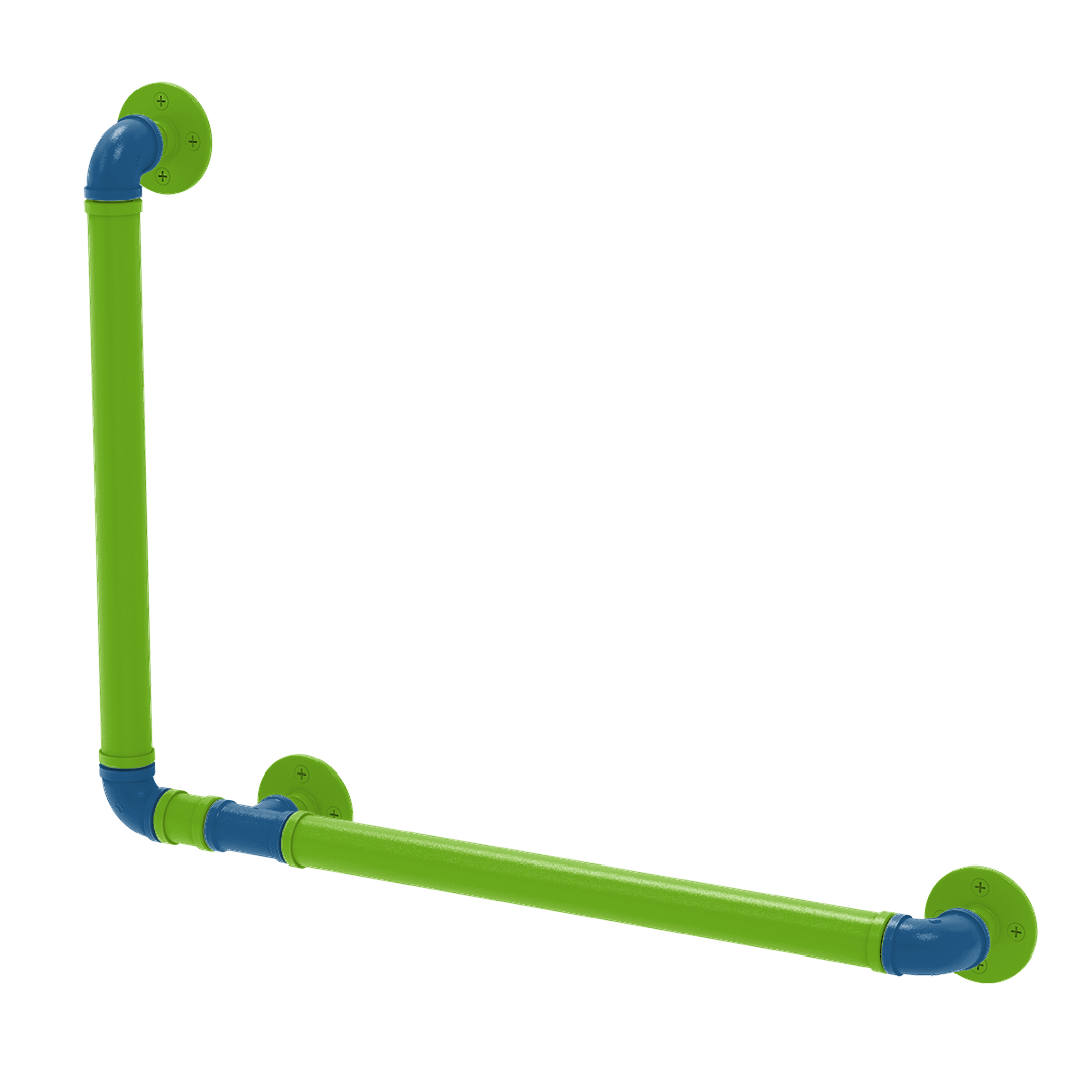 Hardwood Collection 90 Degree Grab Bar Left Hand Minnesota Edition