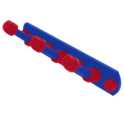 Hardwood Collection 3 Position Multi Hook Detroit Edition