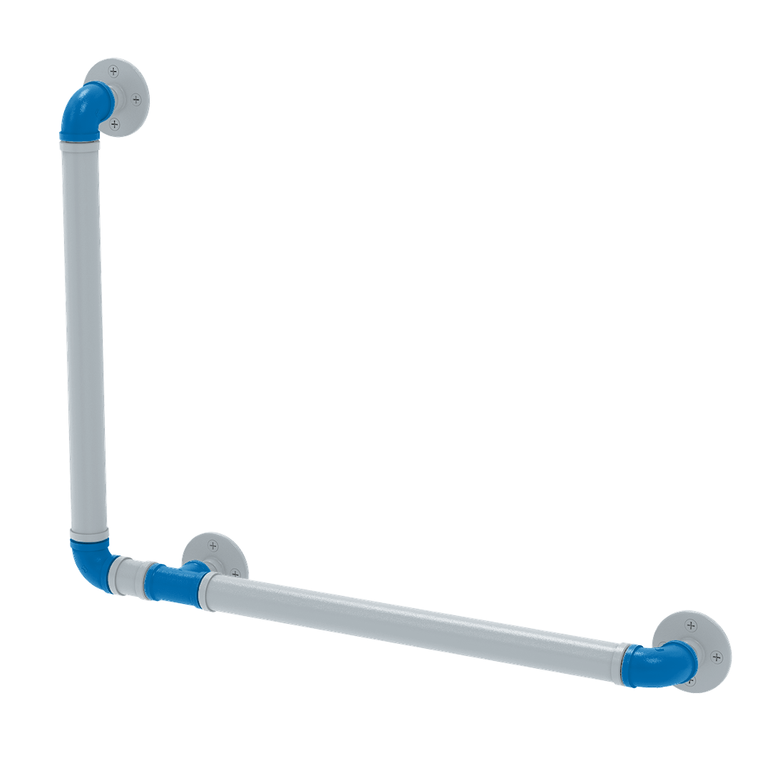 Hardwood Collection 90 Degree Grab Bar Left Hand Orlando Edition