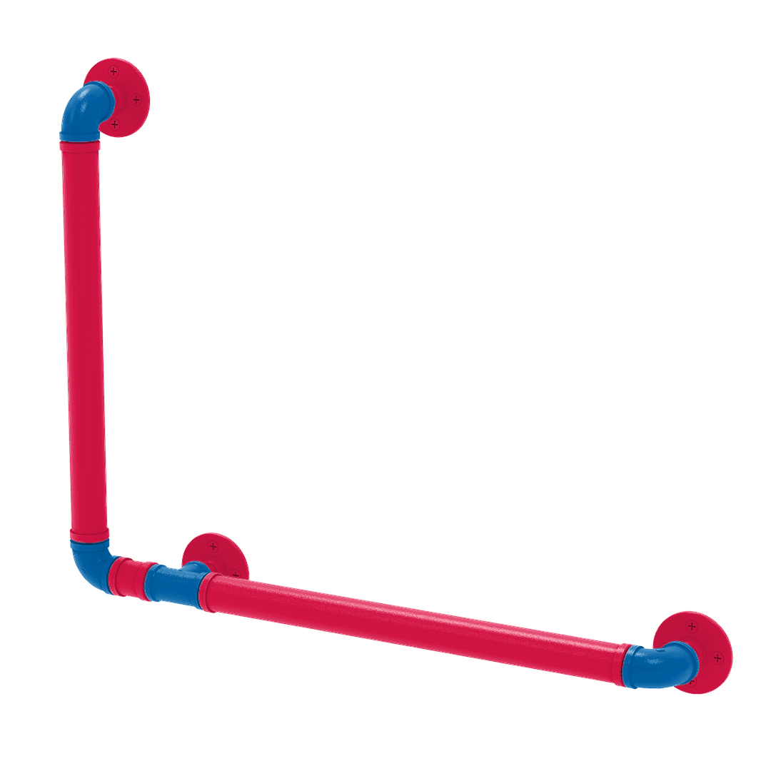 Hardwood Collection 90 Degree Grab Bar Left Hand Philadelphia Edition