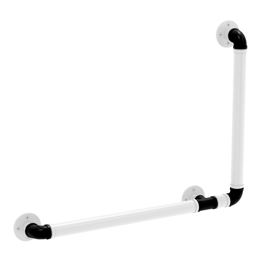 Hardwood Collection 90 Degree Grab Bar Right Hand Brooklyn Edition