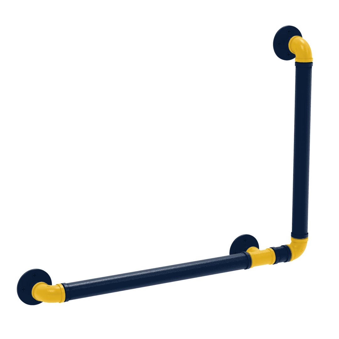 Hardwood Collection 90 Degree Grab Bar Right Hand Denver Edition
