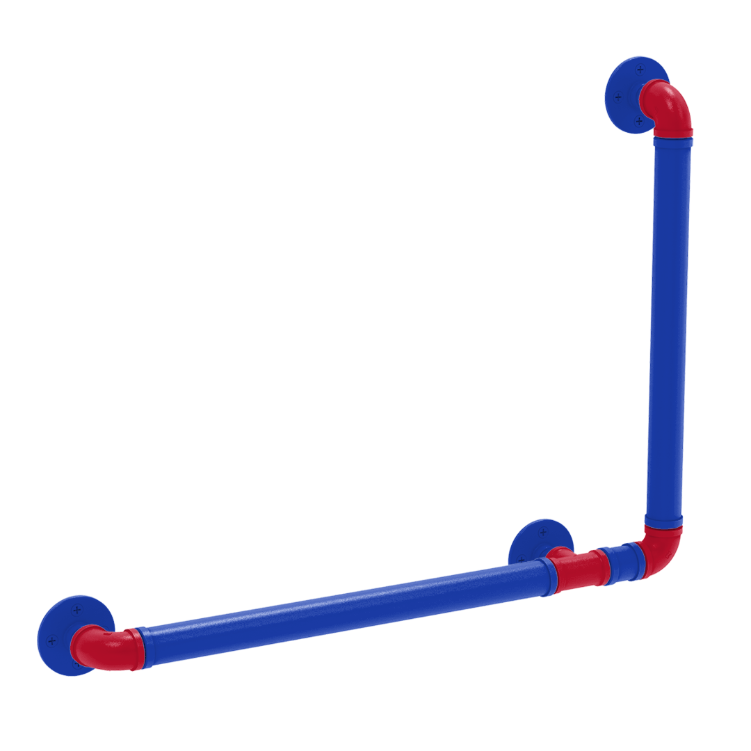 Hardwood Collection 90 Degree Grab Bar Right Hand Detroit Edition
