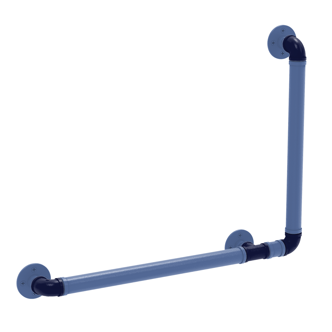 Hardwood Collection 90 Degree Grab Bar Right Hand Memphis Edition