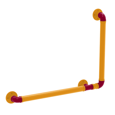 Hardwood Collection 90 Degree Grab Bar Right Hand Miami Edition