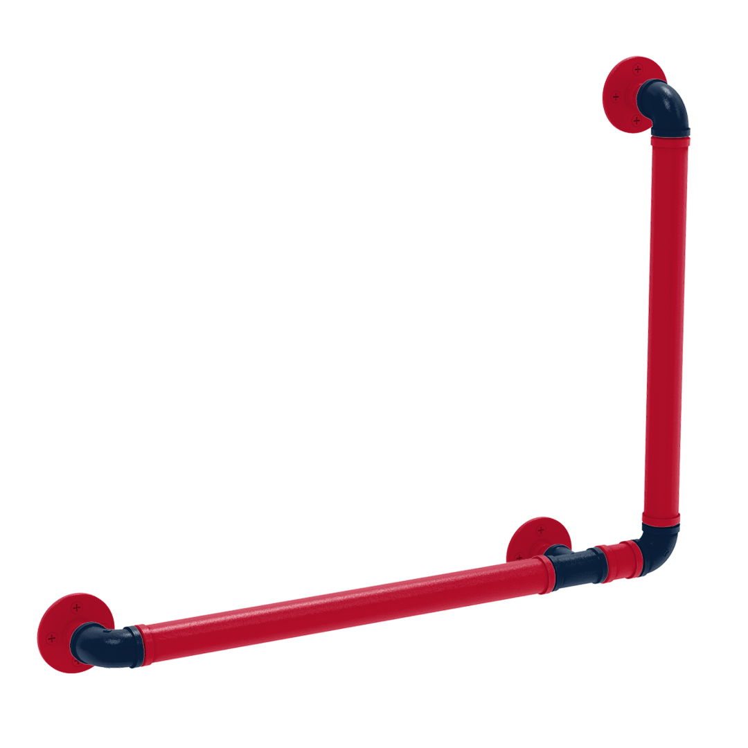 Hardwood Collection 90 Degree Grab Bar Right Hand New Orleans Edition