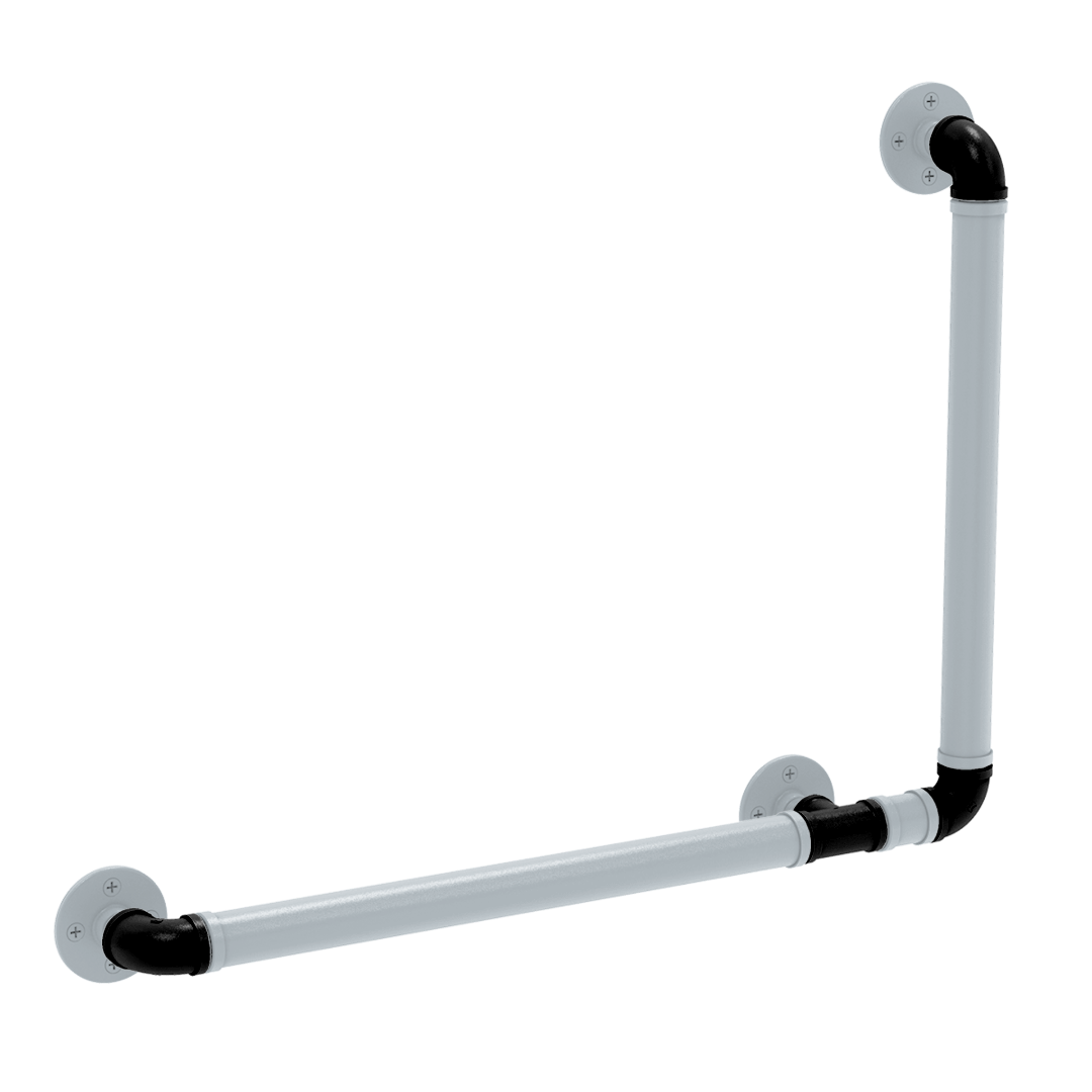 Hardwood Collection 90 Degree Grab Bar Right Hand San Antonio Edition