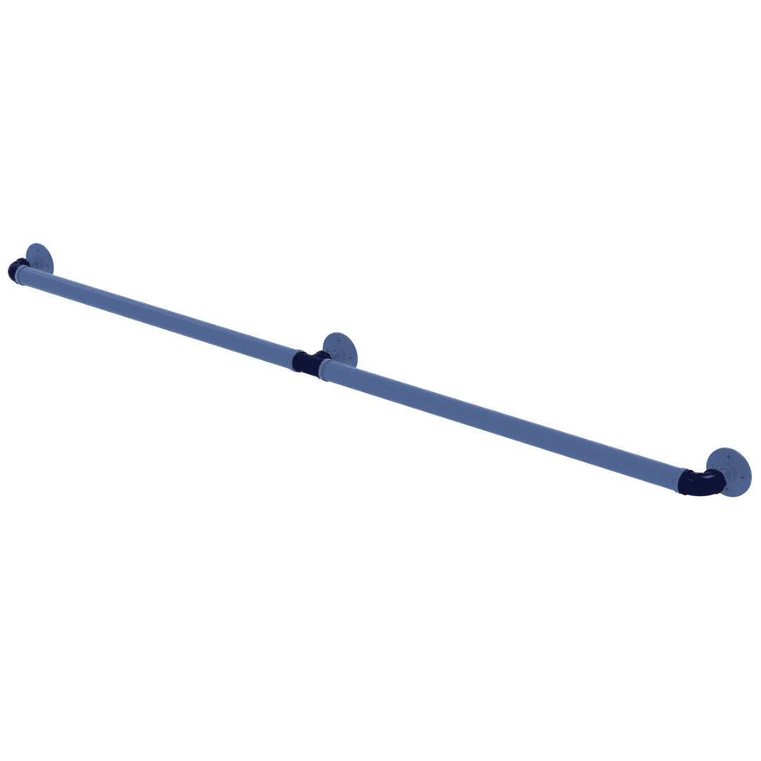 Hardwood Collection Extended 3 Post Grab Bar Memphis Edition