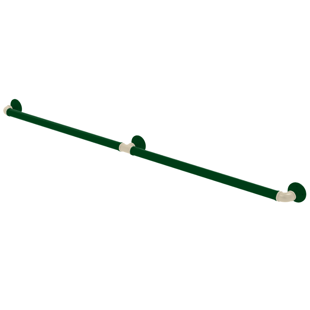 Hardwood Collection Extended 3 Post Grab Bar Milwaukee Edition