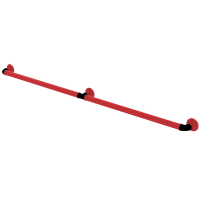 Hardwood Collection Extended 3 Post Grab Bar Portland Edition
