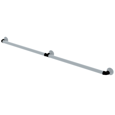 Hardwood Collection Extended 3 Post Grab Bar San Antonio Edition