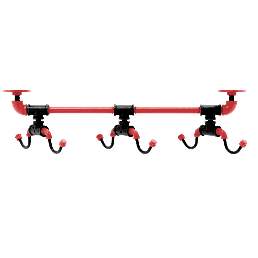 Hardwood Collection Under Cabinet 6 Coffee Mug Rack Portland Edition