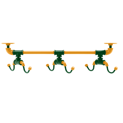 Hardwood Collection Under Cabinet 6 Coffee Mug Rack Utah Edition