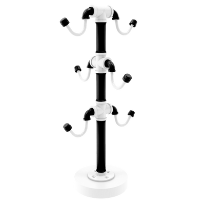 Hardwood Collection Countertop 6 Coffee Mug Holder Brooklyn Edition