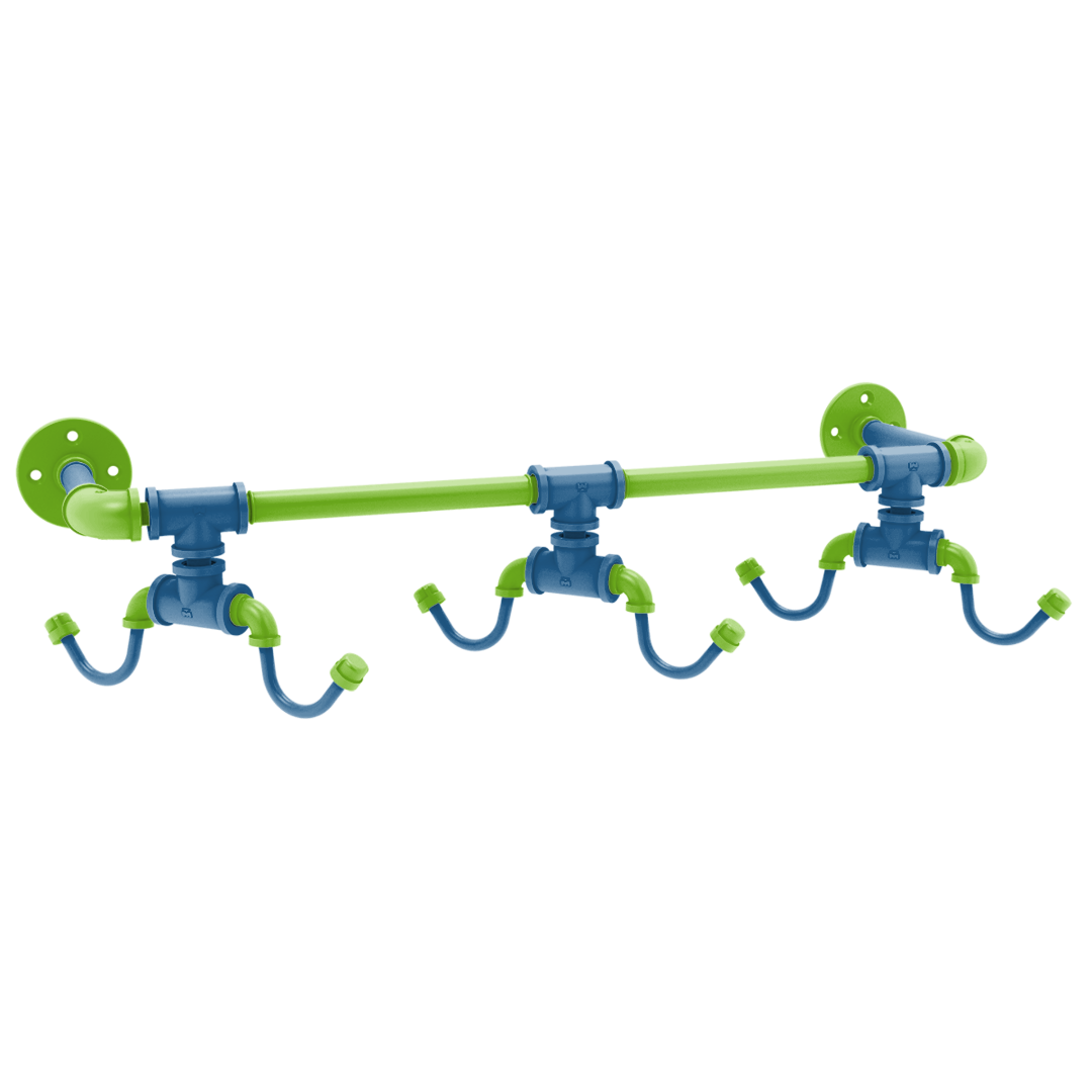 Hardwood Collection Wall Mounted 6 Coffee Mug Rack Minnesota Edition