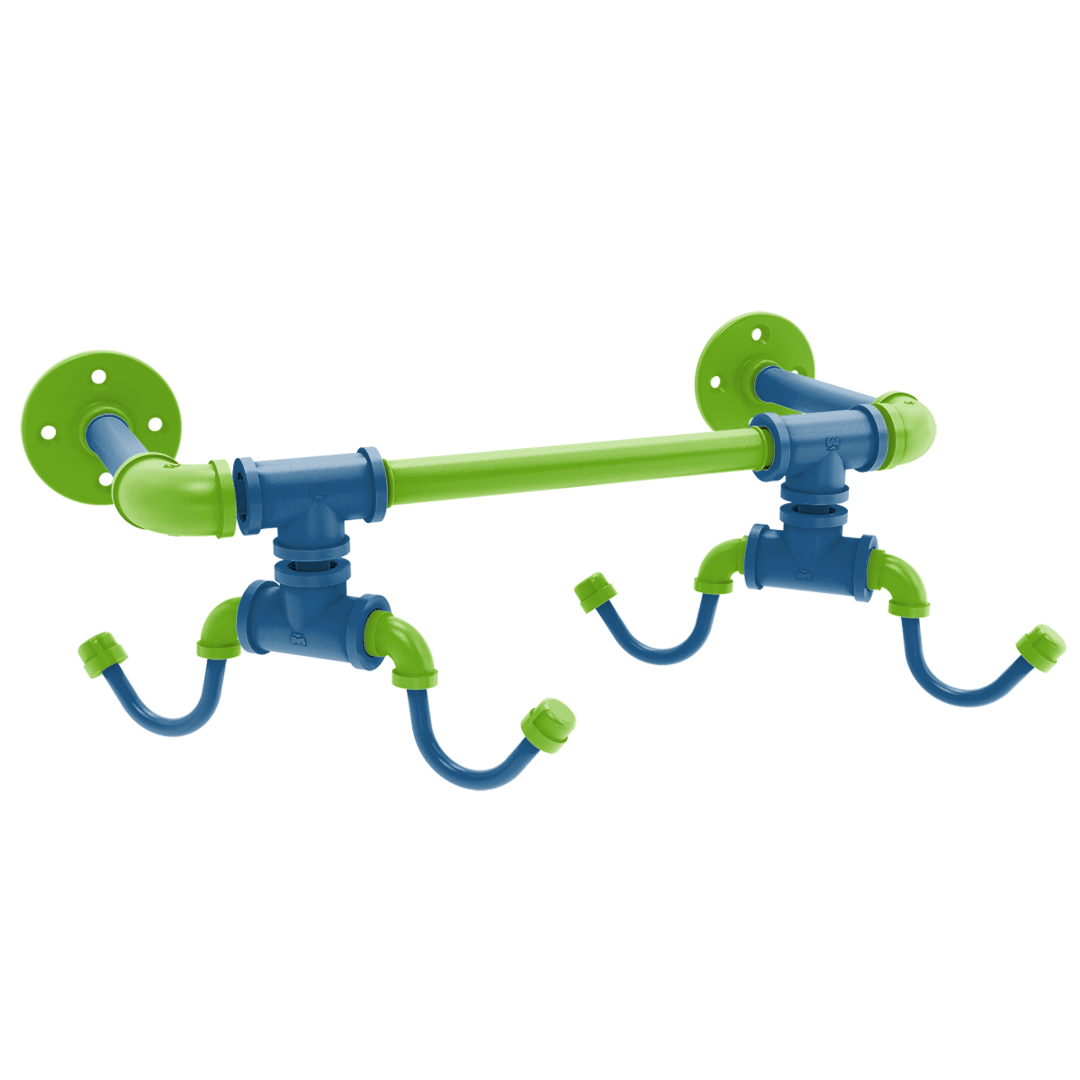 Hardwood Collection Wall Mounted 4 Coffee Mug Rack Minnesota Edition