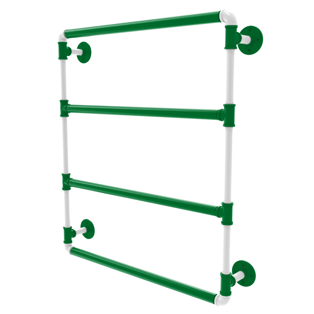 Hardwood Collection Wall Mounted Ladder Towel Bar Boston Edition