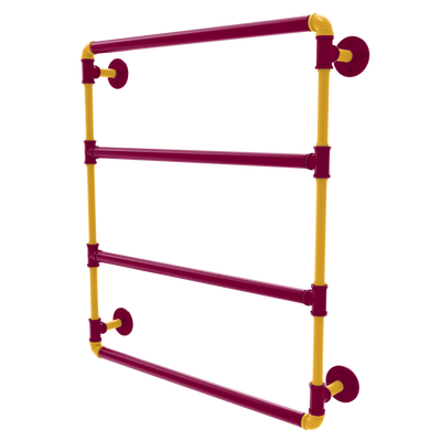 Hardwood Collection Wall Mounted Ladder Towel Bar Cleveland Edition