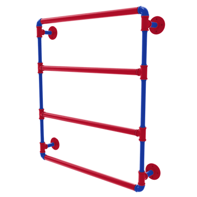 Hardwood Collection Wall Mounted Ladder Towel Bar Detroit Edition