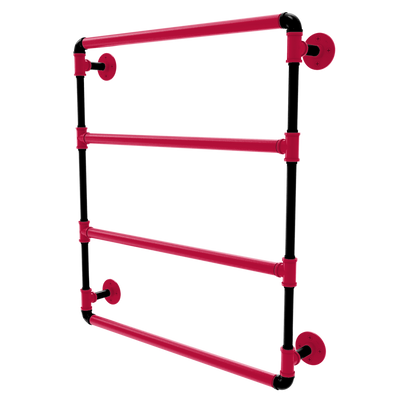 Hardwood Collection Wall Mounted Ladder Towel Bar Houston Edition