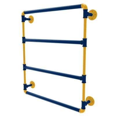 Hardwood Collection Wall Mounted Ladder Towel Bar Indiana Edition