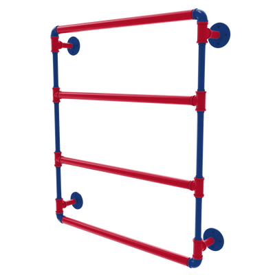Hardwood Collection Wall Mounted Ladder Towel Bar Los Angeles Coastline Edition