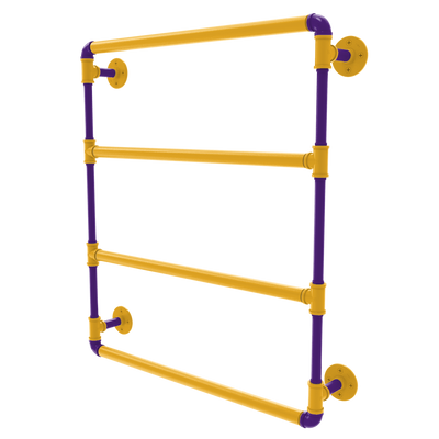 Hardwood Collection Wall Mounted Ladder Towel Bar Los Angeles Hollywood Edition