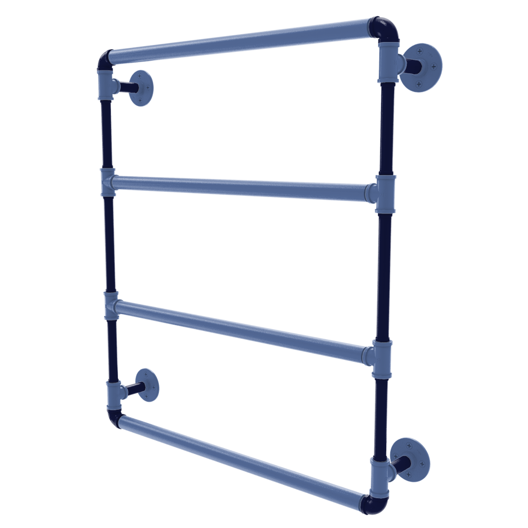 Hardwood Collection Wall Mounted Ladder Towel Bar Memphis Edition