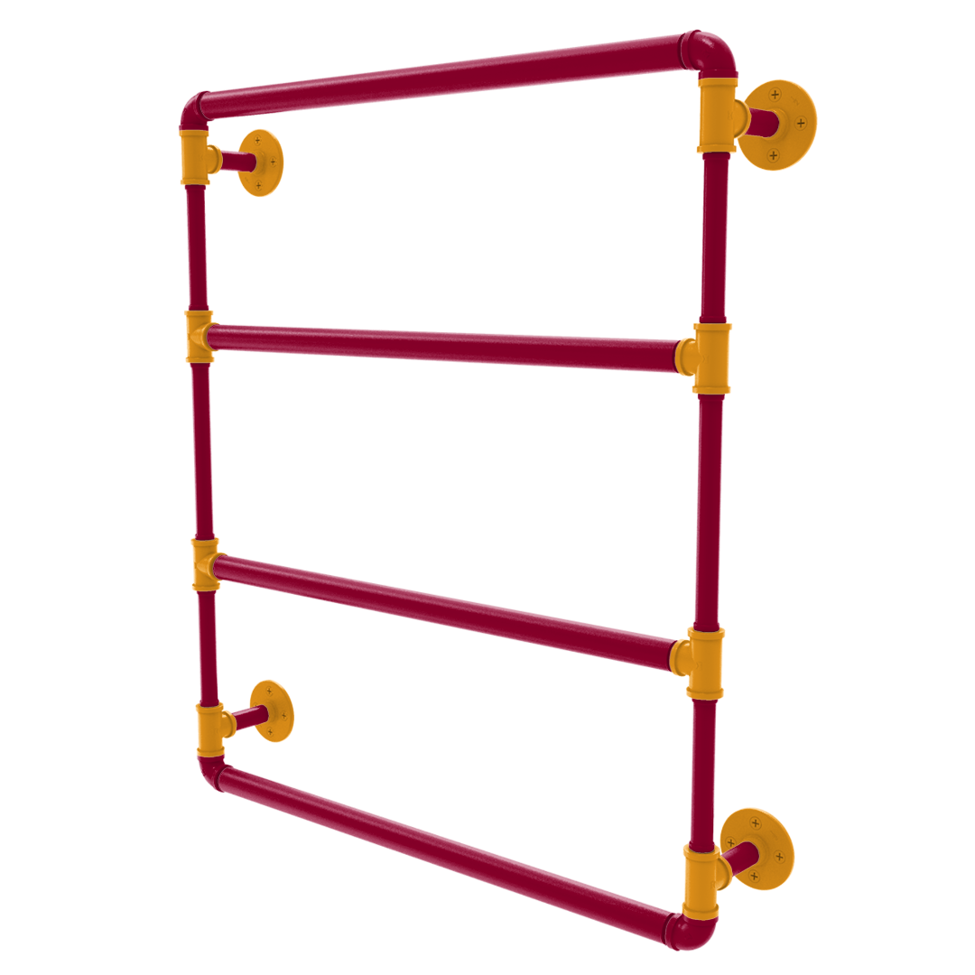 Hardwood Collection Wall Mounted Ladder Towel Bar Miami Edition