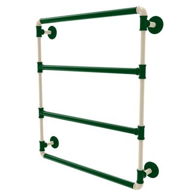 Hardwood Collection Wall Mounted Ladder Towel Bar Milwaukee Edition