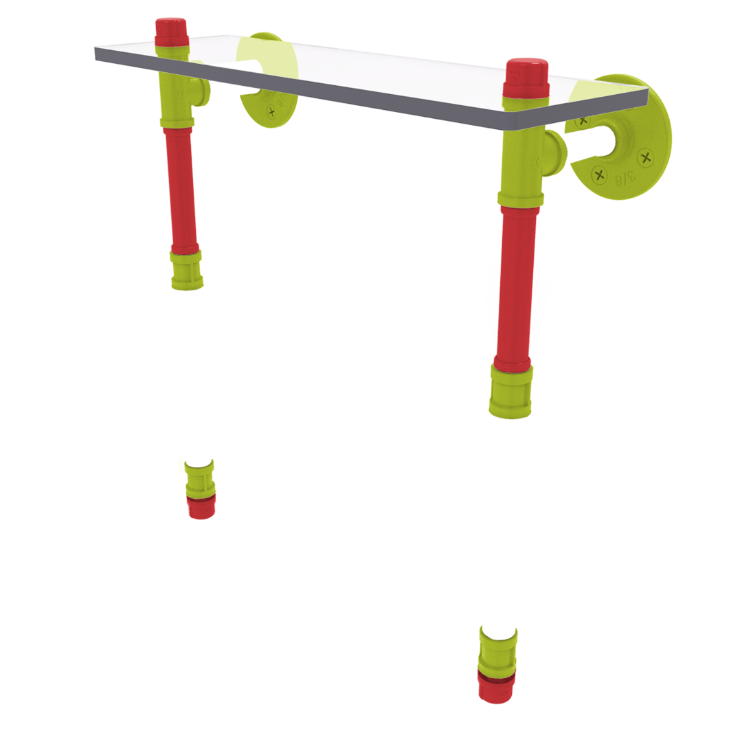 Hardwood Collection Triple Glass Shelf Atlanta Edition