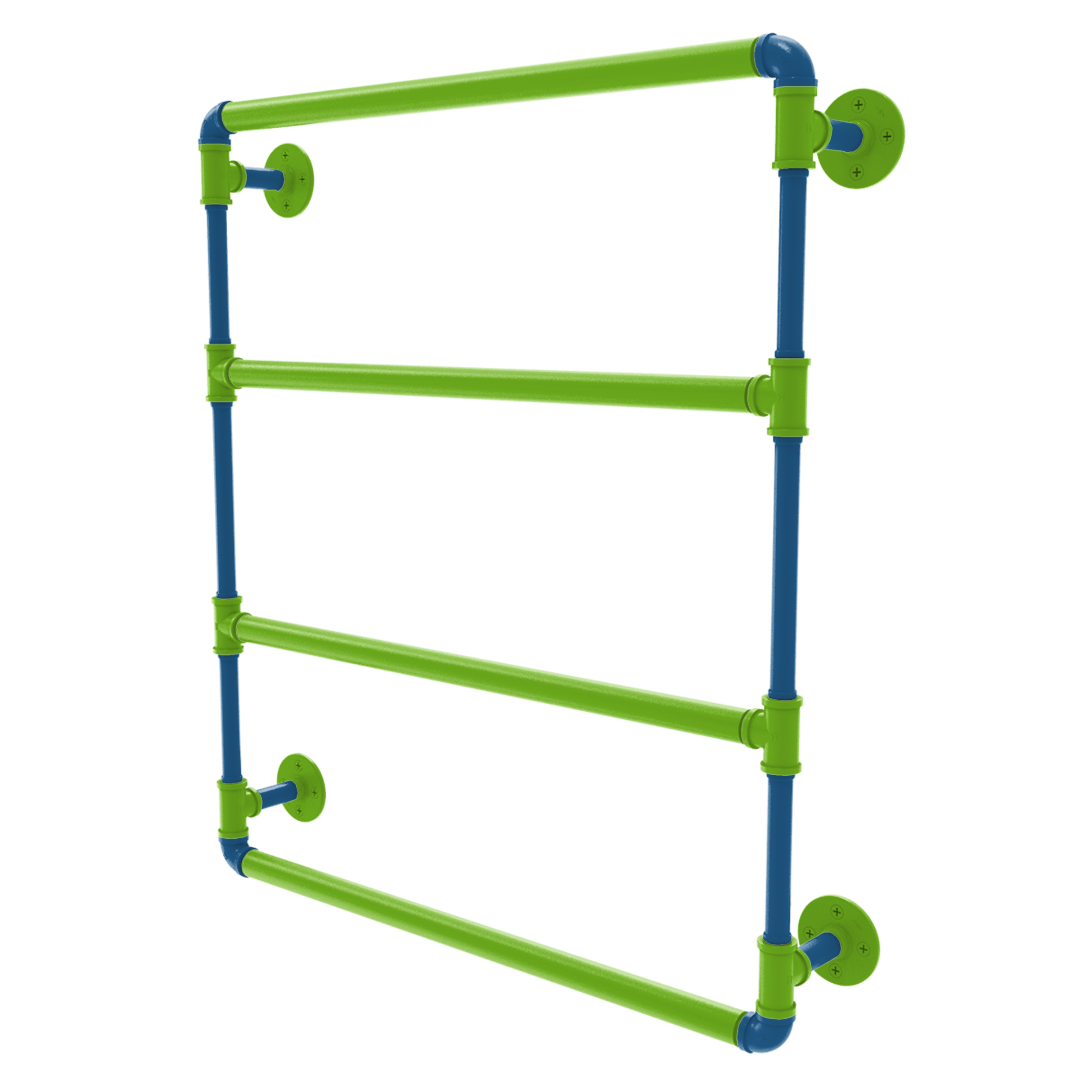 Hardwood Collection Wall Mounted Ladder Towel Bar Minnesota Edition