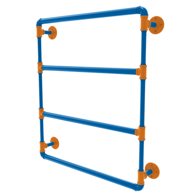 Hardwood Collection Wall Mounted Ladder Towel Bar New York Edition