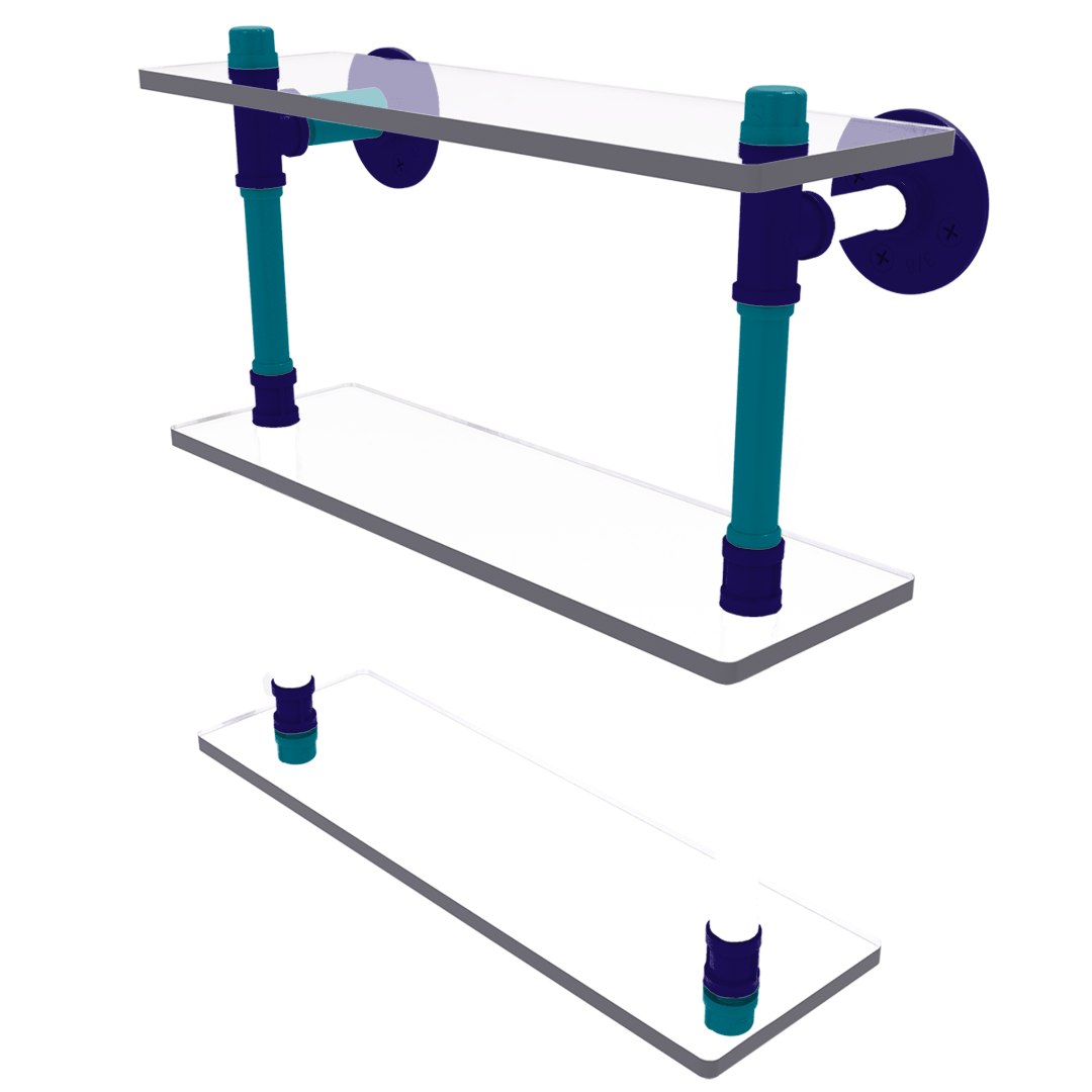 Hardwood Collection Triple Glass Shelf Charlotte Edition