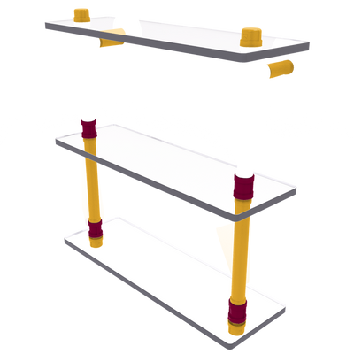 Hardwood Collection Triple Glass Shelf Cleveland Edition