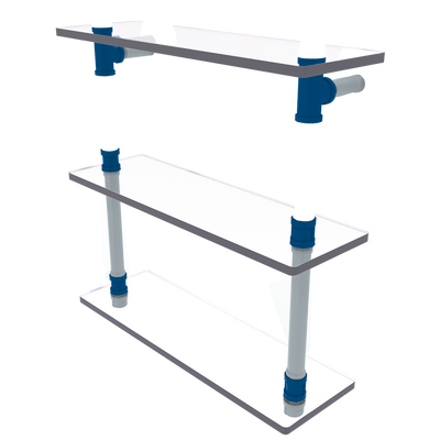 Hardwood Collection Triple Glass Shelf Dallas Edition
