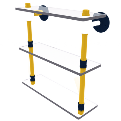 Hardwood Collection Triple Glass Shelf Denver Edition