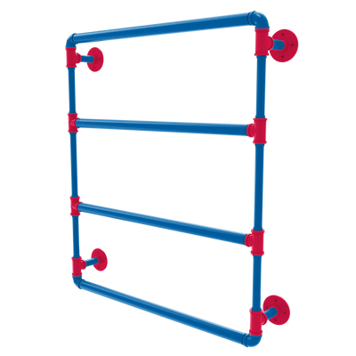 Hardwood Collection Wall Mounted Ladder Towel Bar Philadelphia Edition
