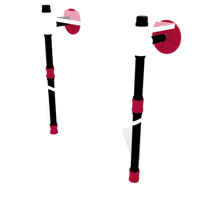 Hardwood Collection Triple Glass Shelf Houston Edition