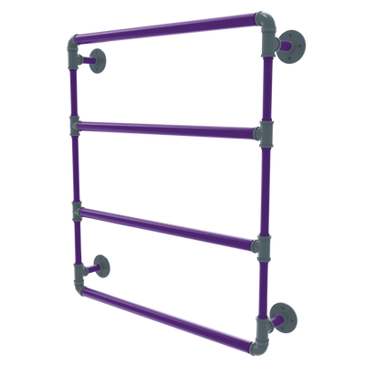 Hardwood Collection Wall Mounted Ladder Towel Bar Sacramento Edition
