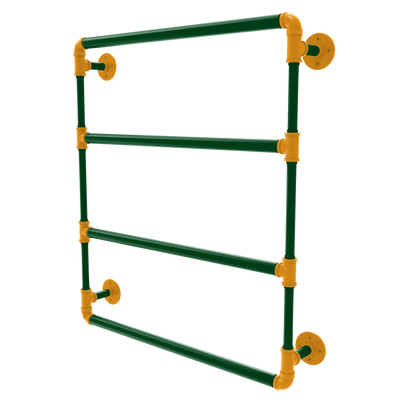 Hardwood Collection Wall Mounted Ladder Towel Bar Utah Edition