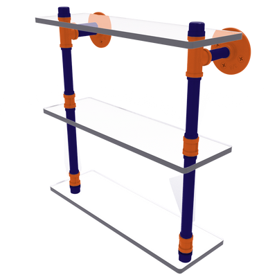 Hardwood Collection Triple Glass Shelf Phoenix Edition