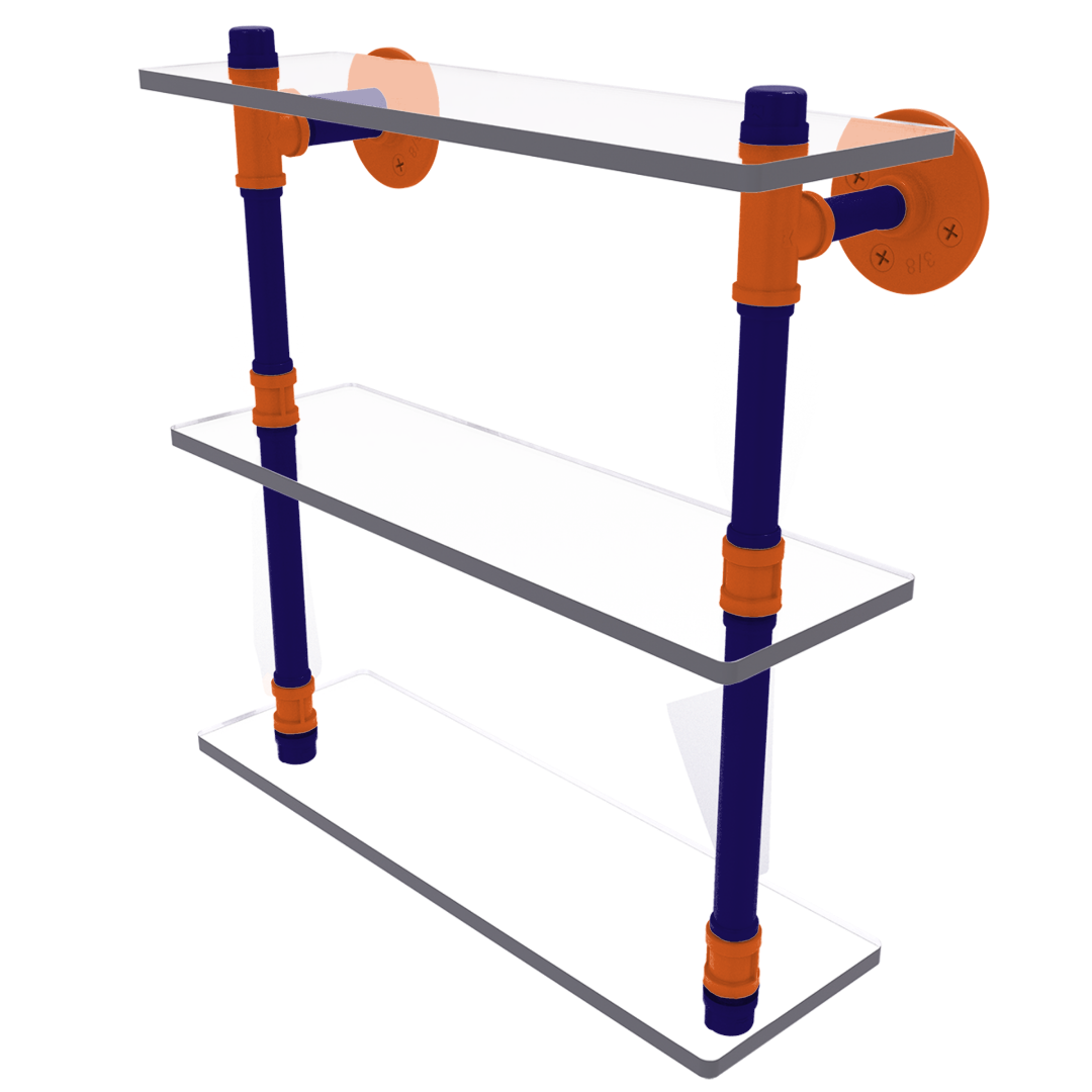 Hardwood Collection Triple Glass Shelf Phoenix Edition