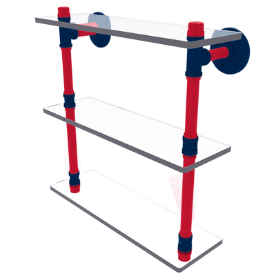 Hardwood Collection Triple Glass Shelf Washington Edition